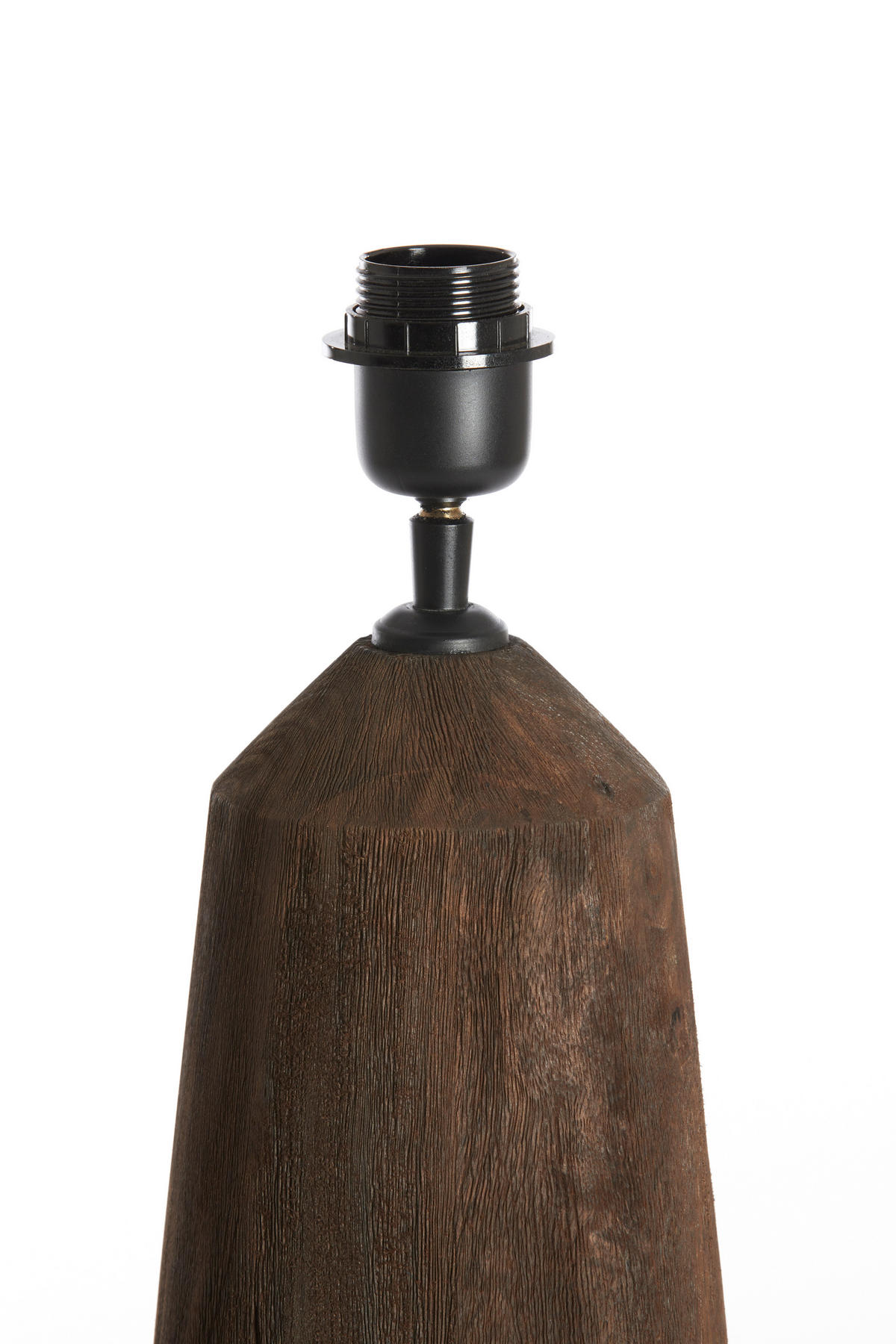 LAMPENFUSS Trapani Braun Ø15/45 cm - Braun, Holz (15/15/45cm) - Light & Living