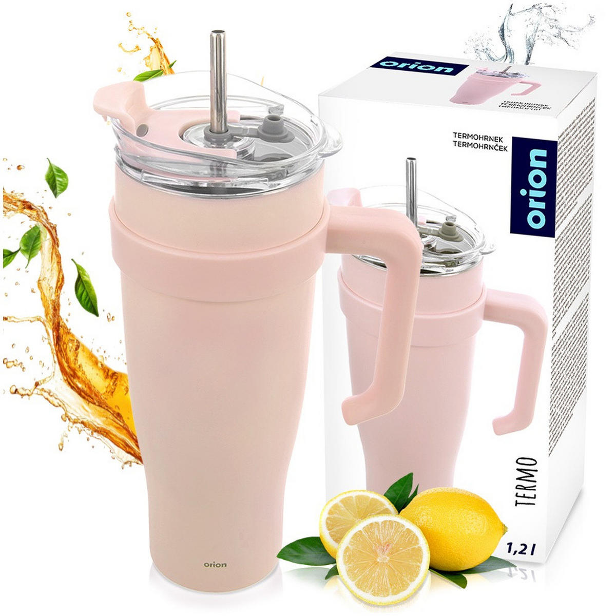 THERMOKANNE Rosa 15/15/27 cm 112283 - Pink, Metall (1.2L) - Orion 