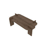 COUCHTISCH lovge Braun - Braun, Holz (120/60/35cm) - Habitat Garten