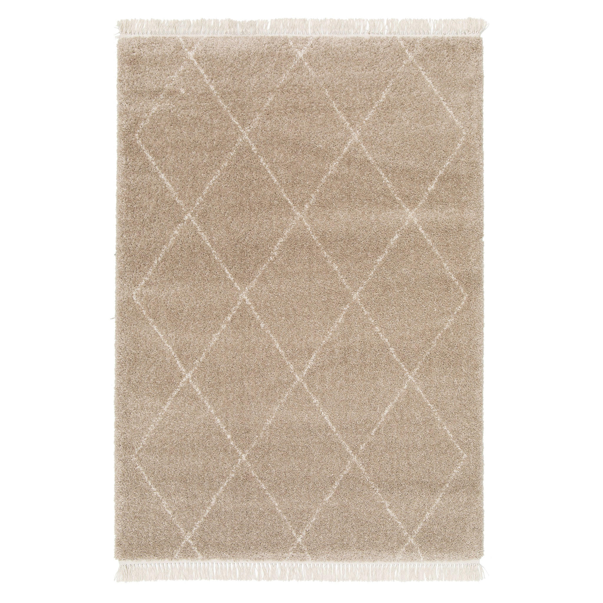 TEPPICH, dick, weich und edel, mit Fransen bruin - Braun, Textil (160/230cm) - AFK Living