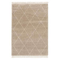 TEPPICH, dick, weich und edel, mit Fransen bruin - Braun, Textil (160/230cm) - AFK Living