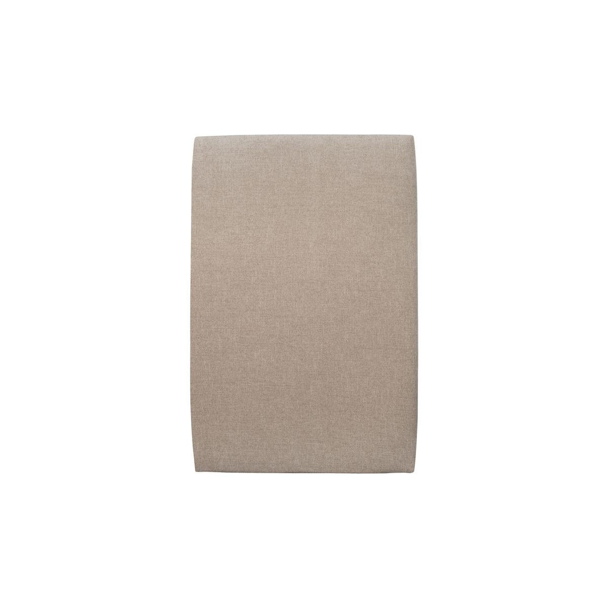 KOPFTEIL gepolstertes – Beigebrauner Stoff - 90 cm - Beige/Braun, Karton/Holz (90/120/10cm) - Sommeil de Plomb