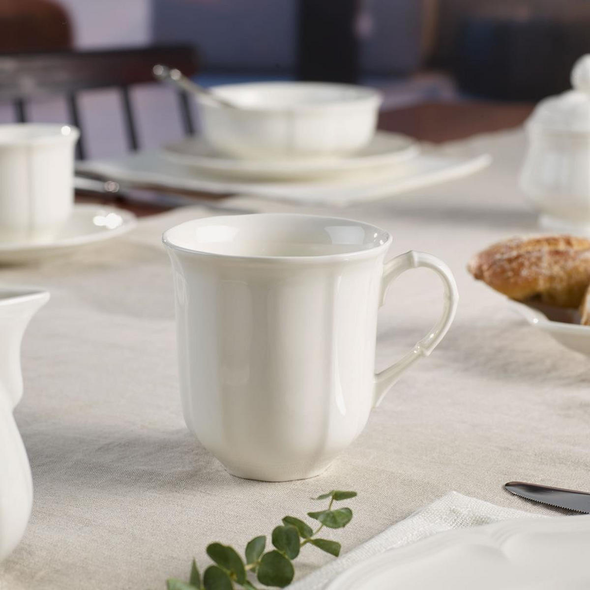 HENKELBECHER Manoir weiß 300 ml 6er Set - Weiß, Keramik (0.3L) - Villeroy & Boch
