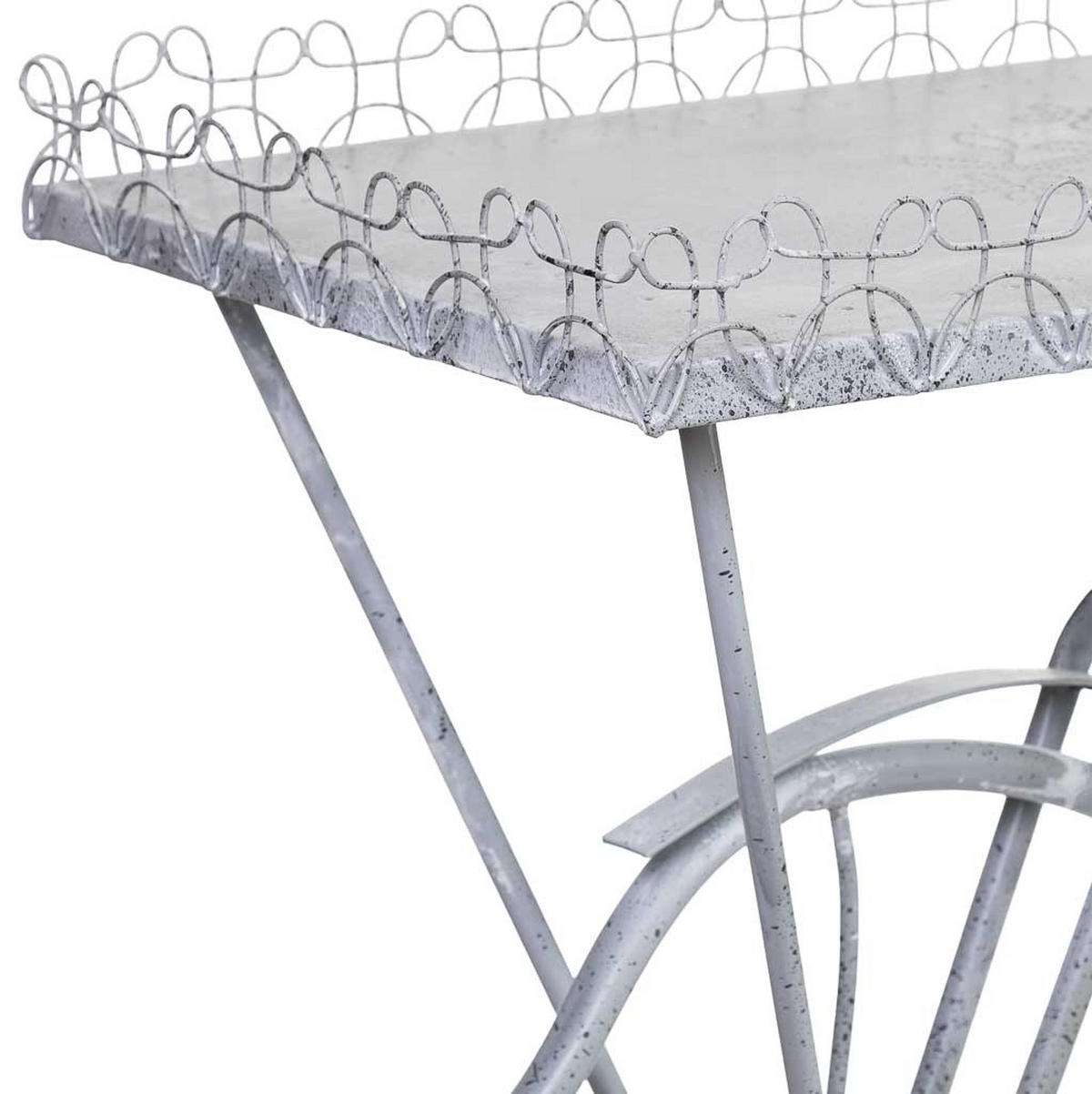 KONSOLENSTISCH Fahrrad aus Metall 177x41x92 cm Grau - Grau, Metall (41.28/177.17/92.71cm) - Wanderlust