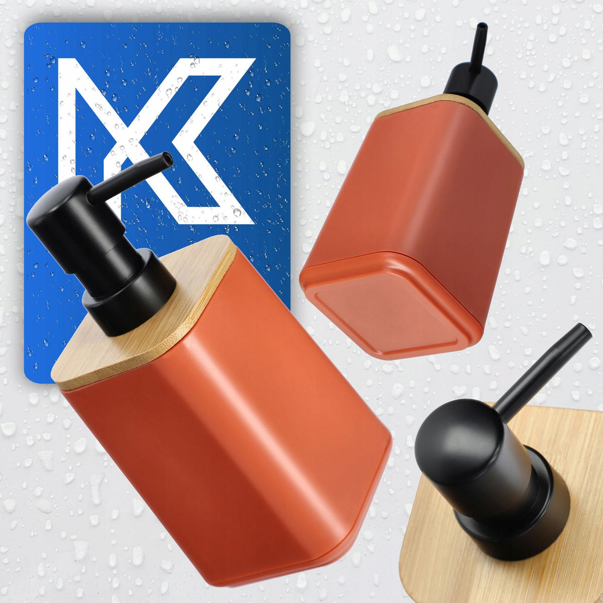 SEIFENSPENDER mit Pumpe, rosa - Rosa, Kunststoff (7/16cm) - KADAX