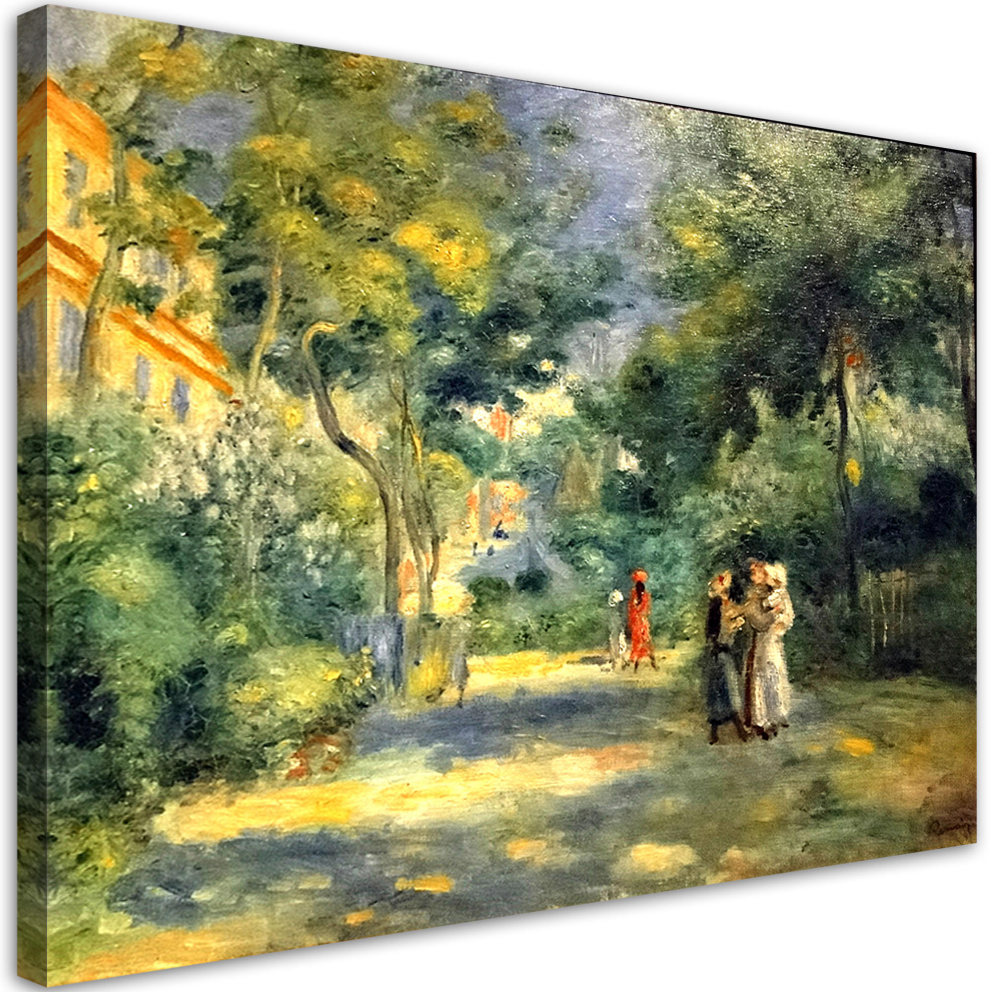 WANDBILD ein garten in montmartre - Multicolor, Textil (60/40cm) - Feeby