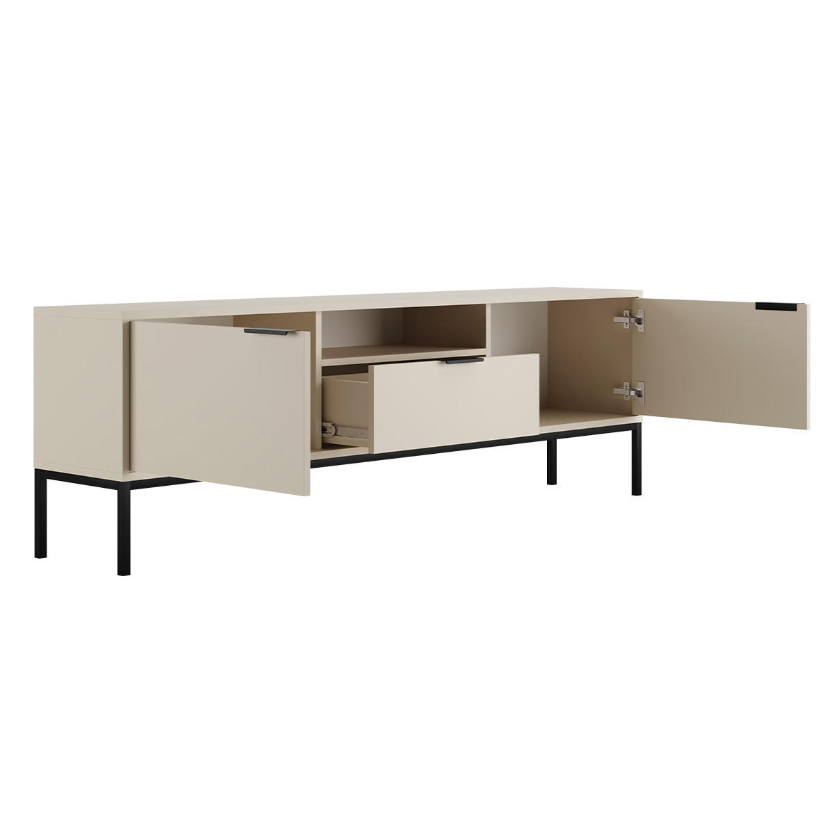 TV-MÖBEL Seattle Kaschmir - Beige, Holzwerkstoff (33/56.4/175cm) - Petits-meubles