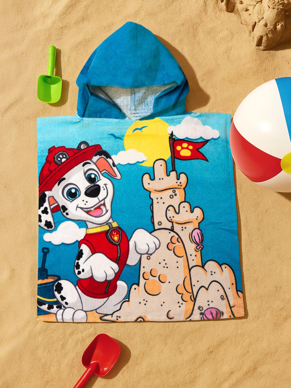 BADEPONCHO Paw Patrol 50 x 100 cm - Multicolor, Textil (Einheitsgrößenull) - Paw Patrol