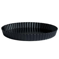 QUICHE-BACKFORM A La Tarte - Schwarz, Metall (24/24/3cm) - Butlers