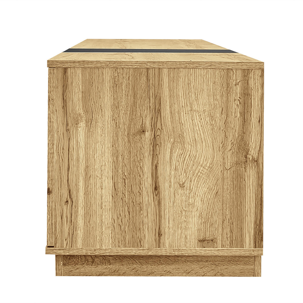 TV-SCHRANK 200cm Kontrastfarben offene Fächer modern - Multicolor, Holzwerkstoff (45/45/200cm) - FLIEKS