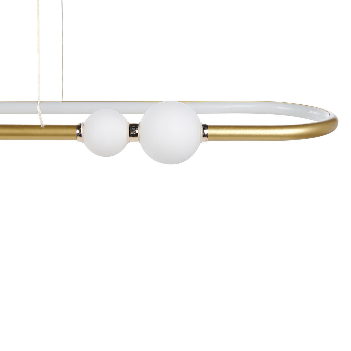 HÄNGELAMPE Feale 22/105/160 cm - Goldfarben, Metall (22/105/160cm) - Beliani