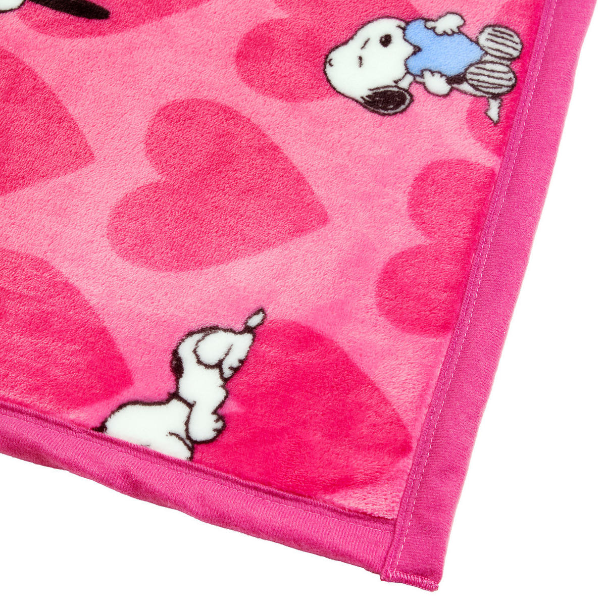 FLEECEDECKE Peanuts Amore - Pink, Kunststoff (130/170cm) - Butlers