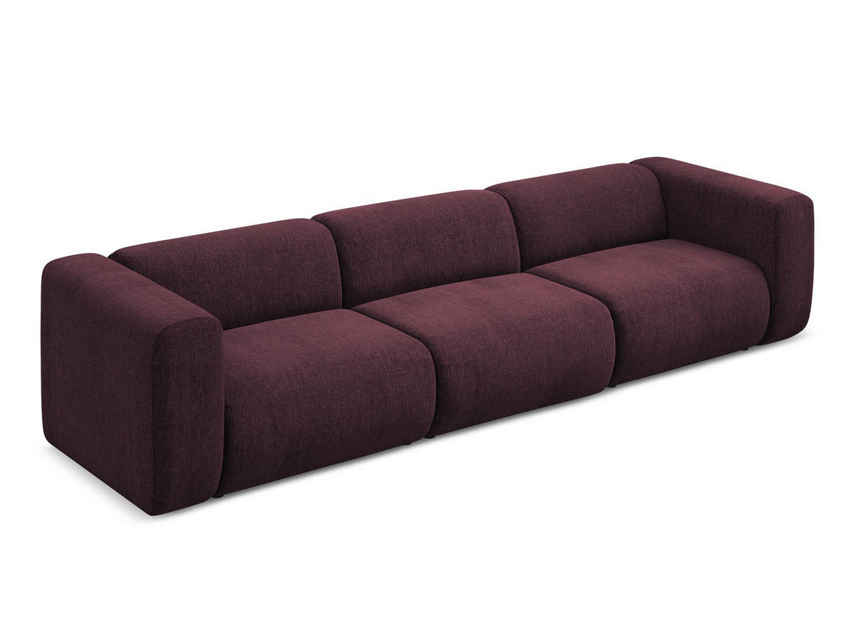 ECKSOFA mit Schlaffunktion Samt Stoff Schwarz - Schwarz, Kunststoff/Textil (257/148cm) - Makamii