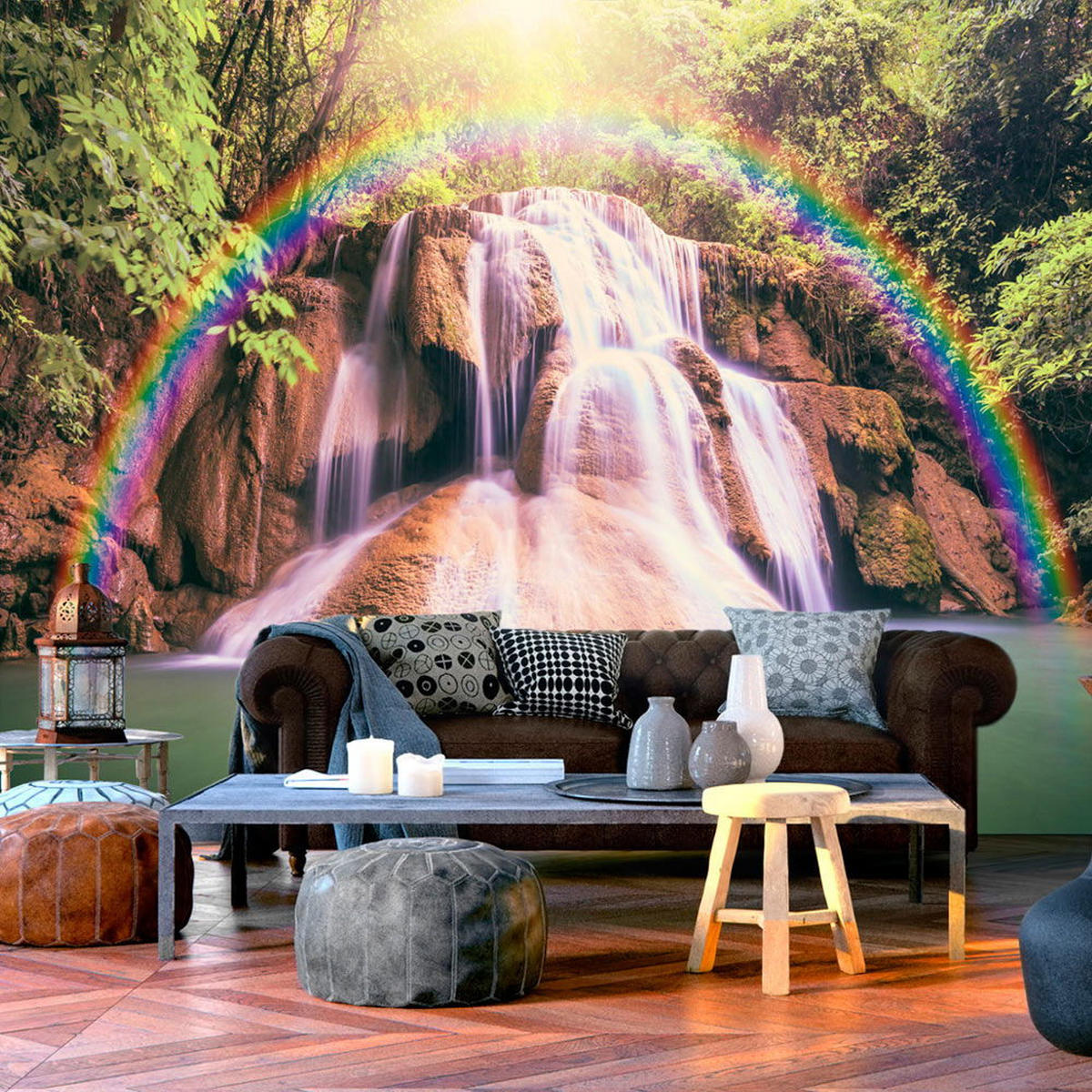 SELBSTKLEBENDE FOTOTAPETE 343/245 cm - Multicolor, Textil (343/1cm) - KUNSTLOFT