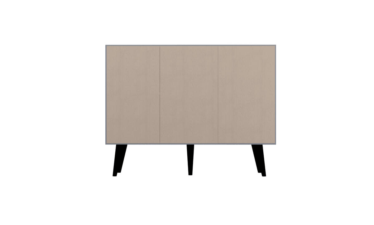 KOMMODE Toronto 39,9/95,5/120 - Grau, Holzwerkstoff (40/96/120cm) - RAUMHIRSCH FURNITURE