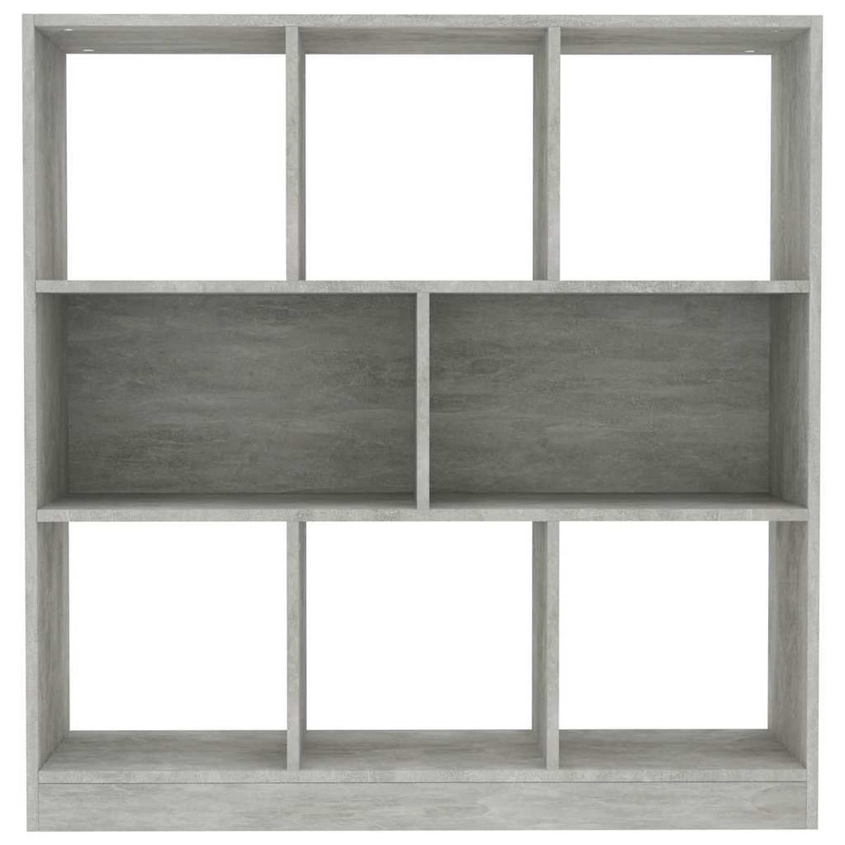 BÜCHERREGAL Betongrau 97,5/29,5/100 Cm Holzwerkstoff - Grau, Holzwerkstoff (29.5/100/97.5cm) - vidaXL