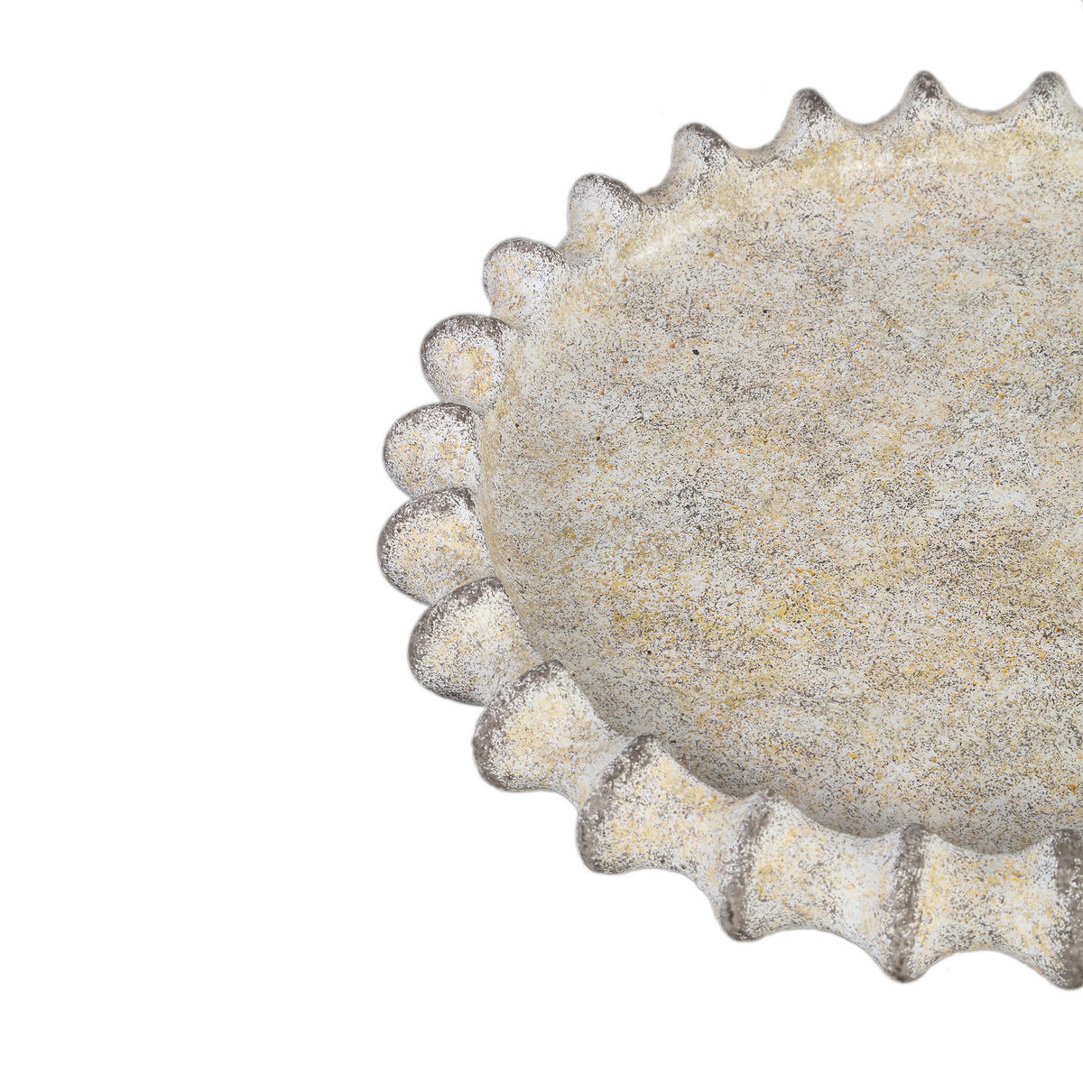 SCHALE Cheyene Beige 40/40/5cm - Beige, Stein (5cm) - PTMD Collection