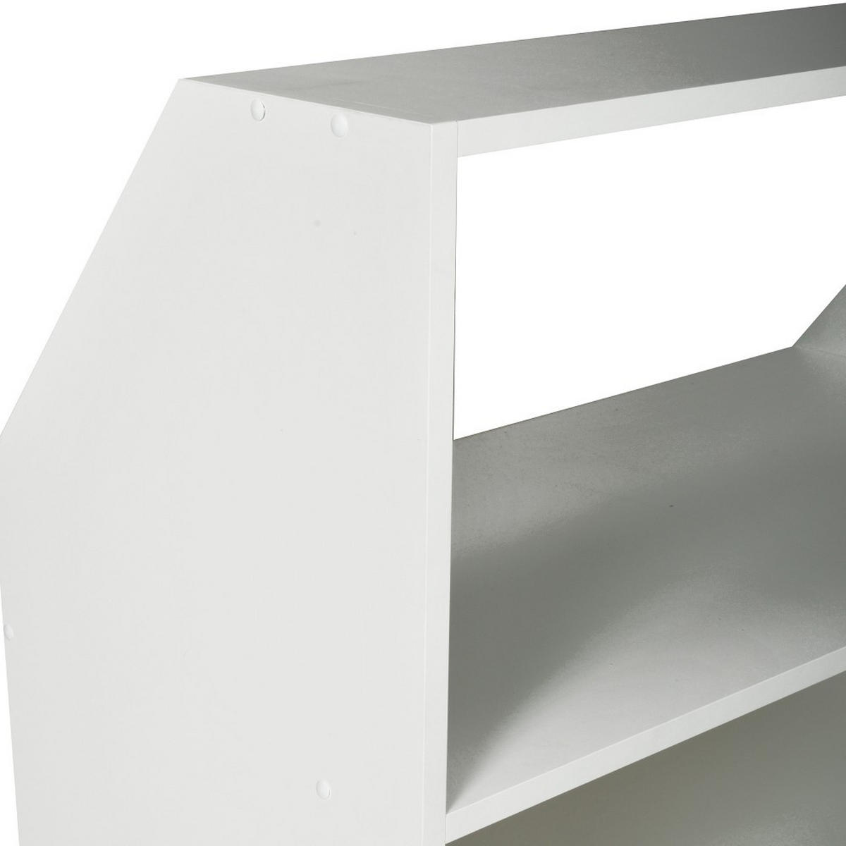 DACHSCHRÄGENSCHRANK ALIX/ 100x100x51.8 cm - Weiß - Weiß, Holzwerkstoff (51.8/100/100cm) - Weber Industries