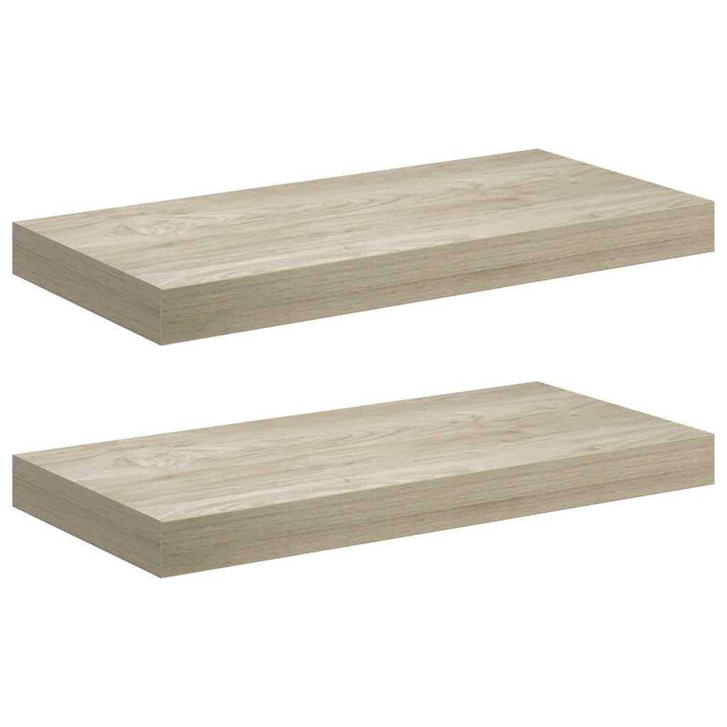 vidaXL Wandboardset Eiche 50x3.8x23 cm