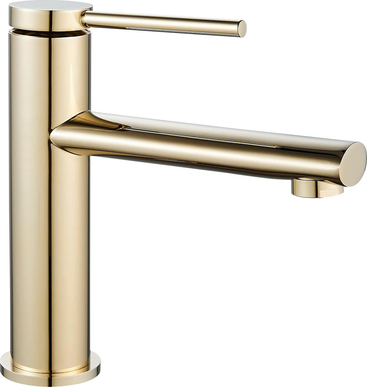 WASCHBECKENARMATUR Rea Oval Gold Low - Goldfarben, Metall (5/18/18cm) - REA
