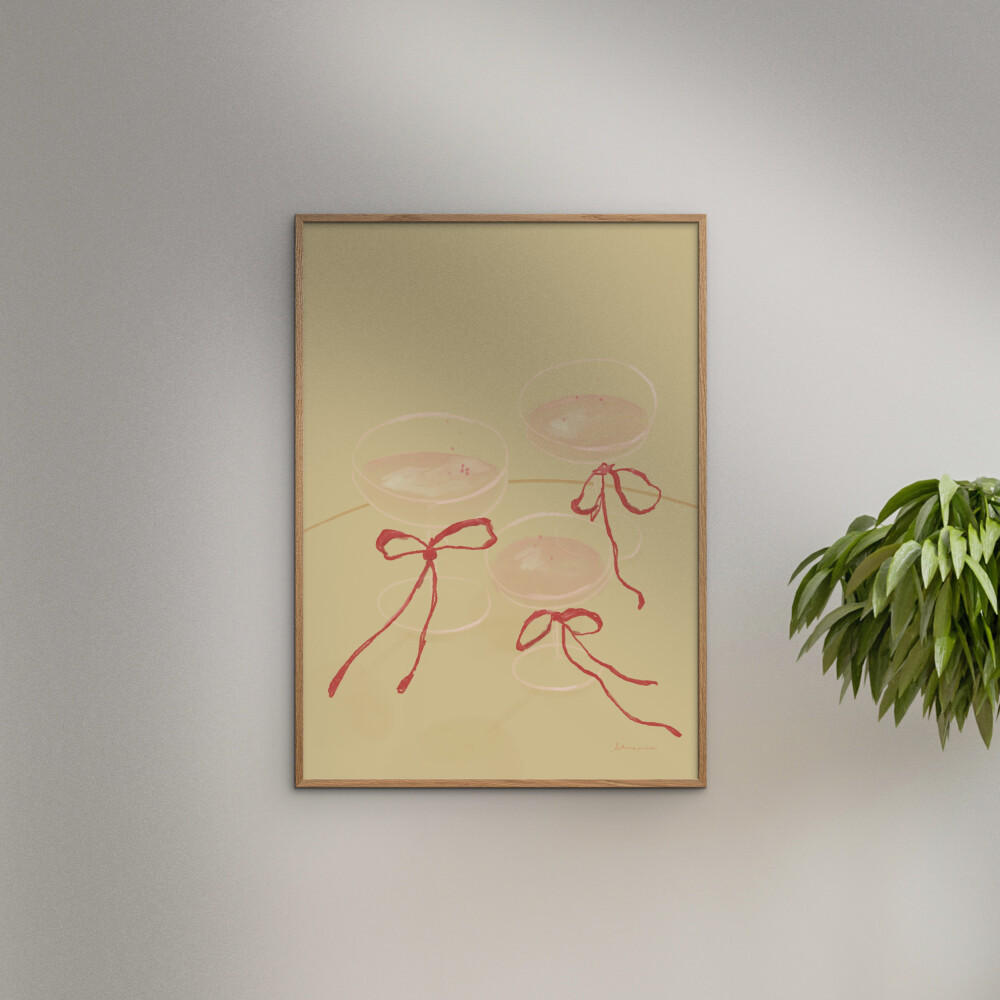 POSTER Katharina Puritscher - Cheers to Us - Naturfarben, Papier (70/100/0.1cm) - Poster&Frame