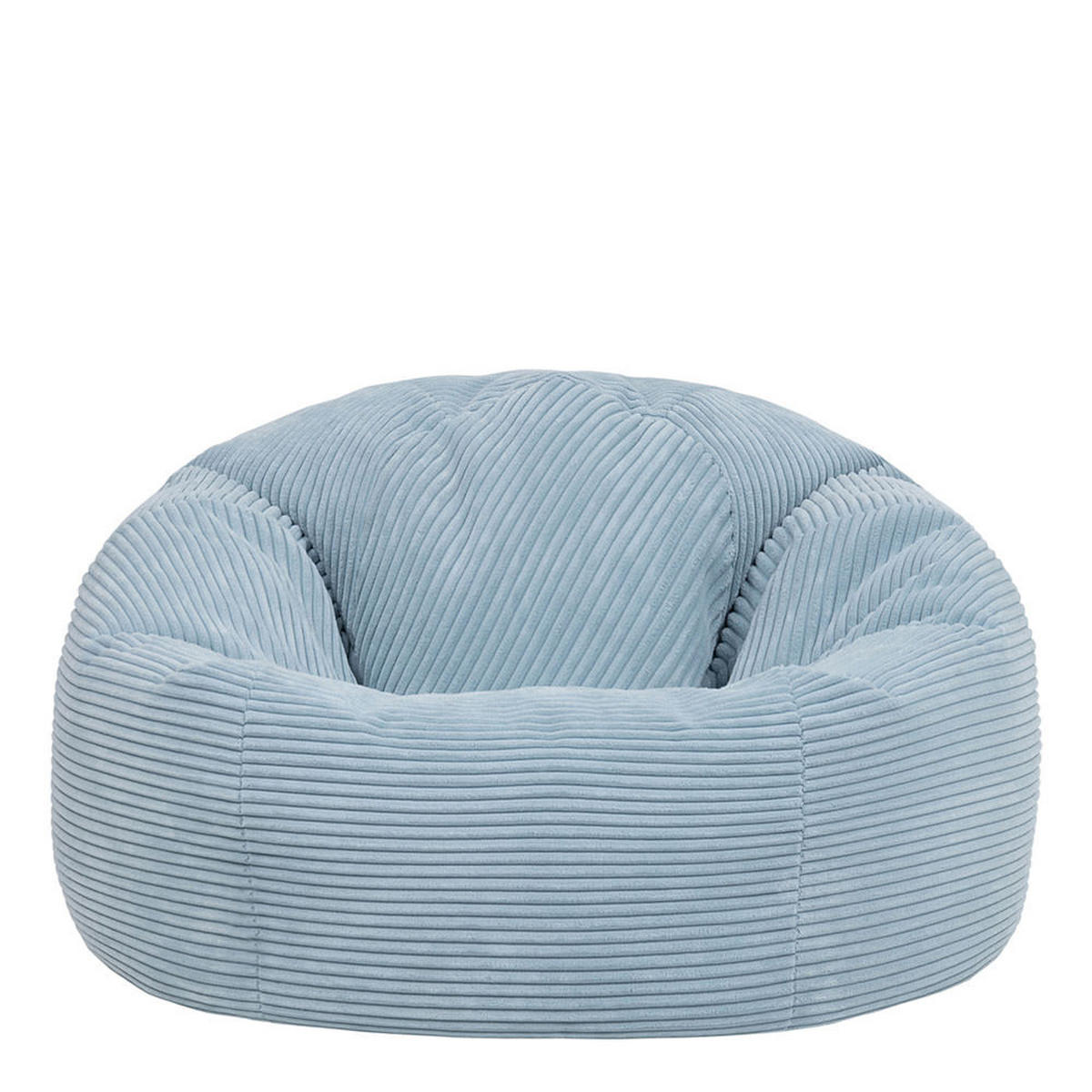 SITZSACK Klassisch Kingston, Cord - Hellblau, Textil (85/50/85cm) - icon