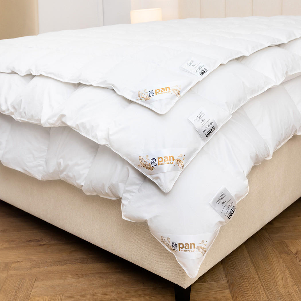 DAUNENDECKE Delicate Winter - Weiß, Textil (200/220cm) - Mr Mattress