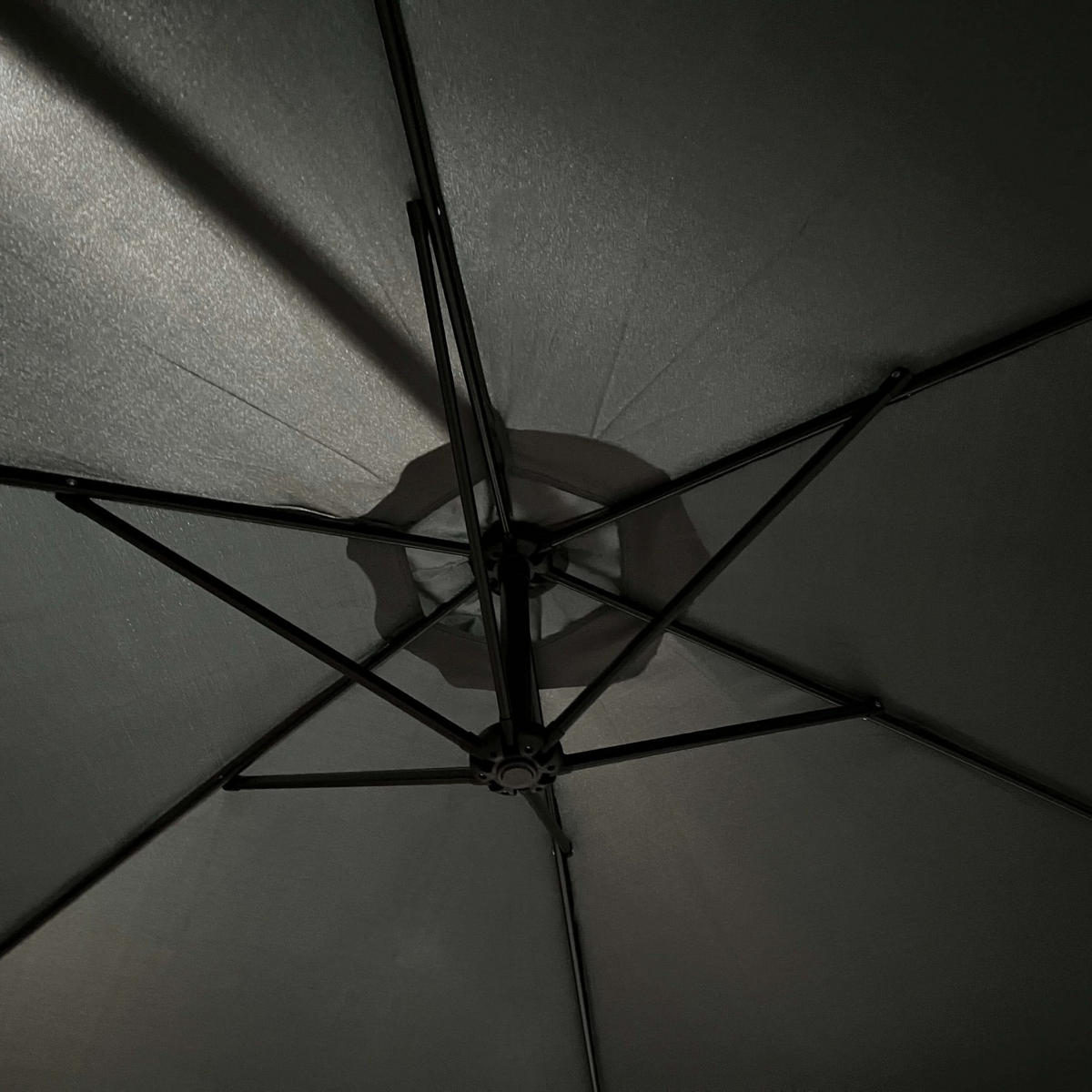 SONNENSCHRIM Grau 245/300 cm - Schwarz/Grau, Metall (300/300cm) - Akord
