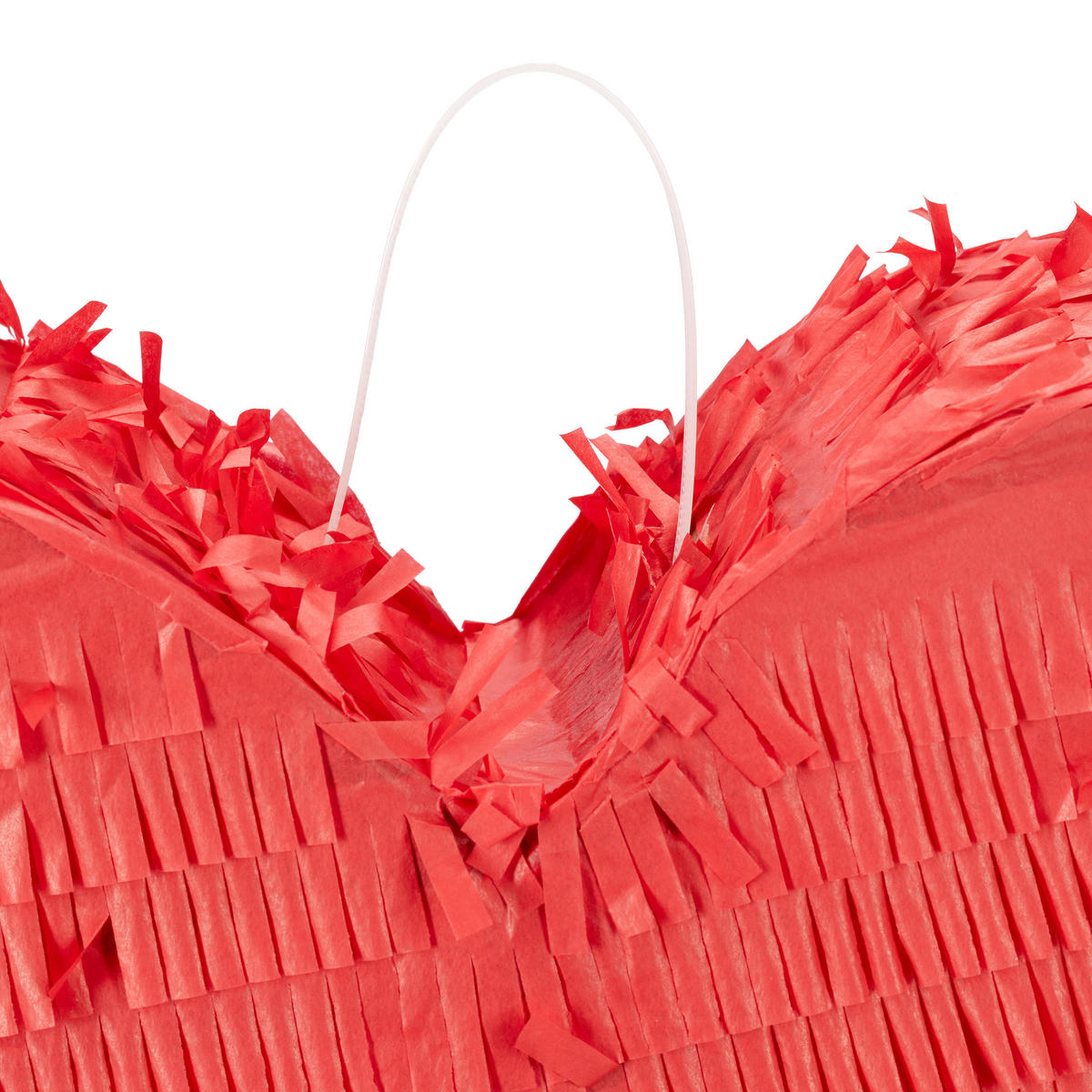 PINATA - Rot, Papier/Wellpappe (36/36/9.5cm) - Relaxdays