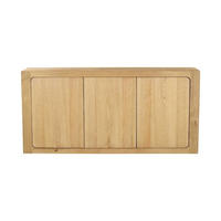 SIDEBOARD mit 3 Türen aus massivem Eichenholz 45/180/85 cm - Apfelbaumfarben, Holz (180/85/45cm) - Signature