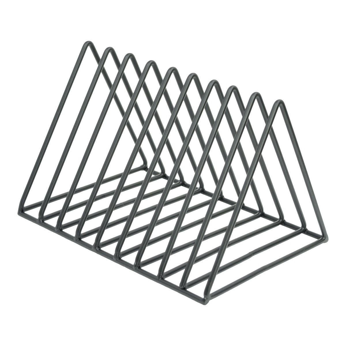 ZEITSCHRIFTENFACH Drup Schwarz - Schwarz, Metall (26/19/18cm) - LOFT42