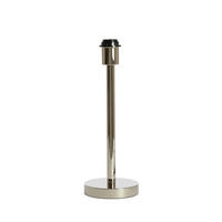 LAMPENFUSS Washington Silber Ø14/39,5 cm - Chromfarben, Metall (14/14/39.5cm) - Light & Living