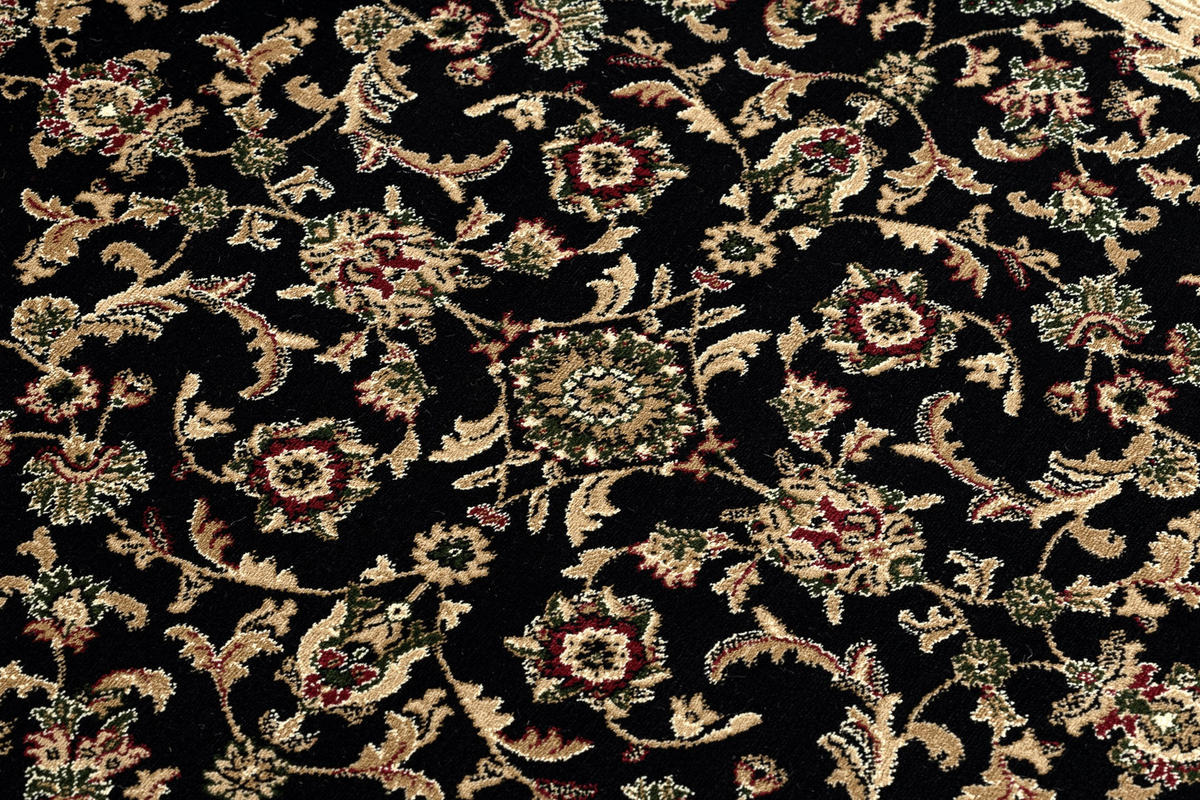 TEPPICH Royal 100/200 cm - Schwarz, Textil (100/200cm) - rugsX