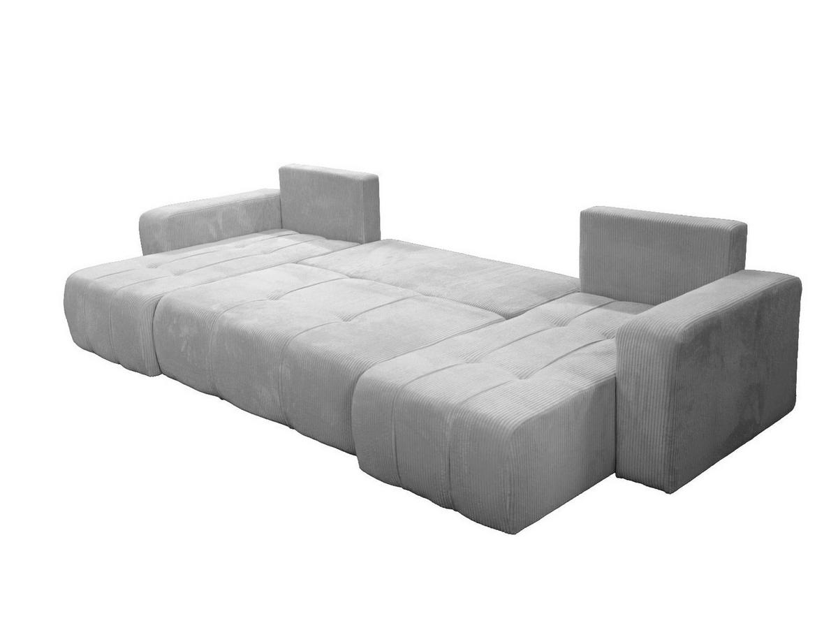 WOHNLANDSCHAFT Aice U-Form 317 cm – mit Schlaffunktion, Bettkasten, Kissen & bequemer Wellenfederung - Blau, Kunststoff (317/85/146cm) - Wohnideebilder