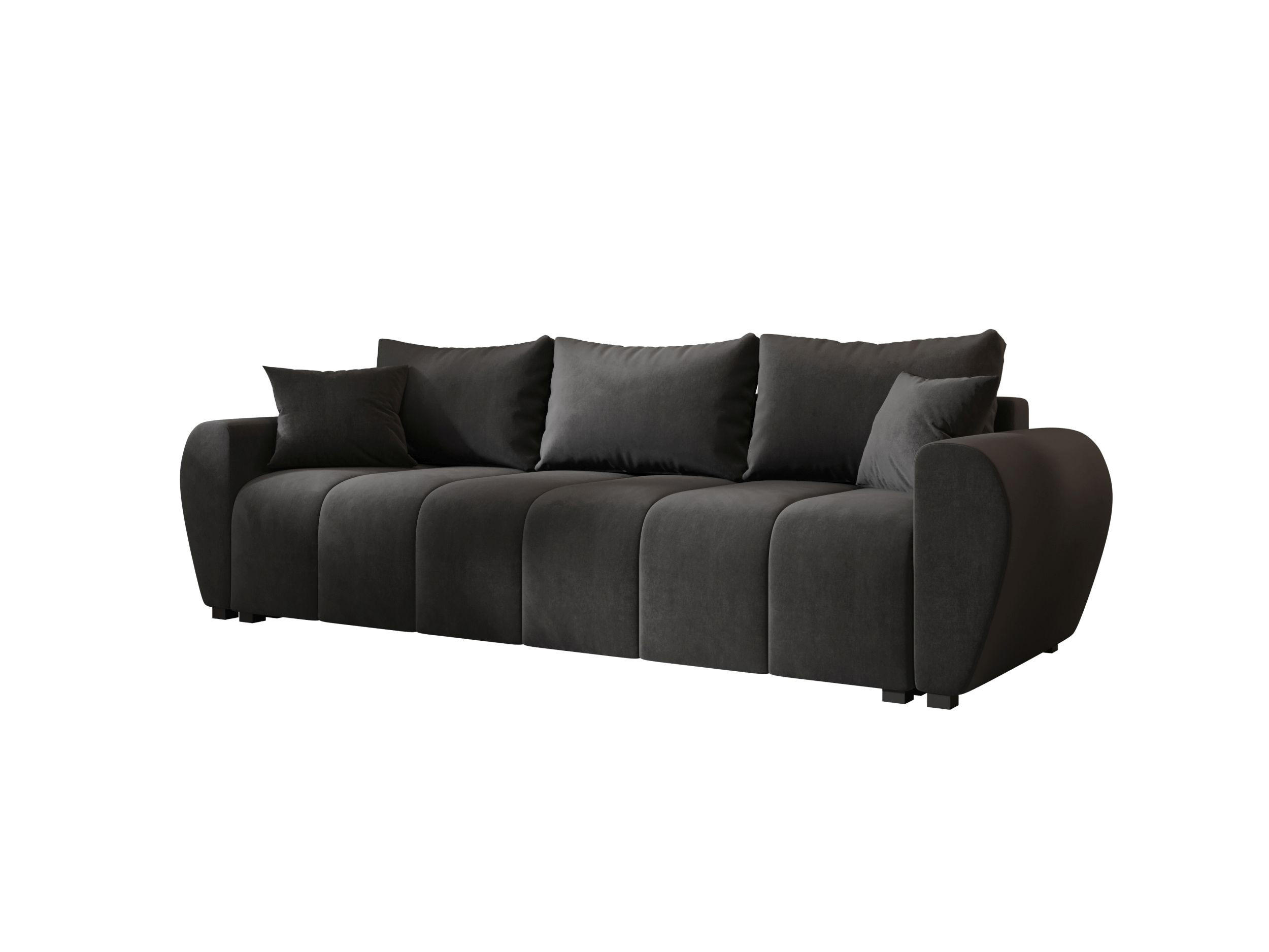 SOFA MOLISA mit Schlaffunktion ITAKA 27 mit Stauraum - Grau, Textil (86/82/246cm) - Bedante