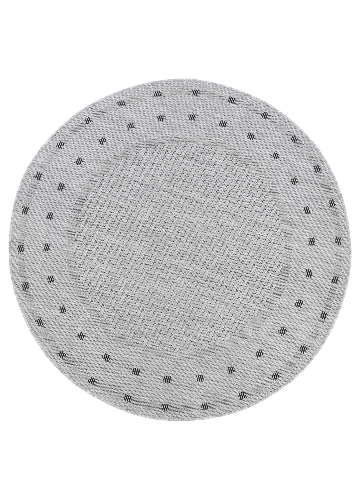 Tapiso Teppich Grau 100x100 cm