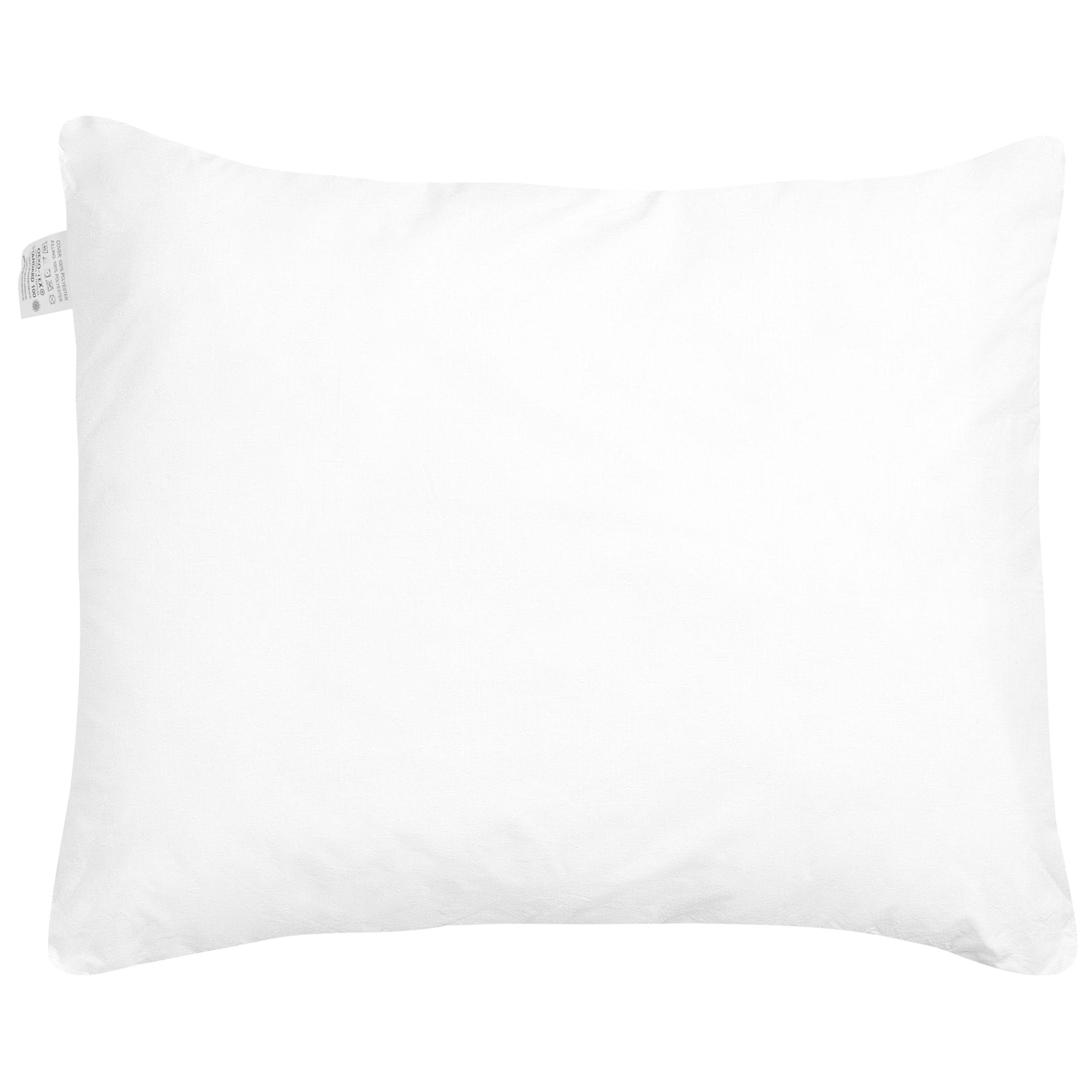 KOPFKISSEN 2er-Set Weiß 50/60 cm Errigal - Weiß, Textil (60/50cm) - Beliani