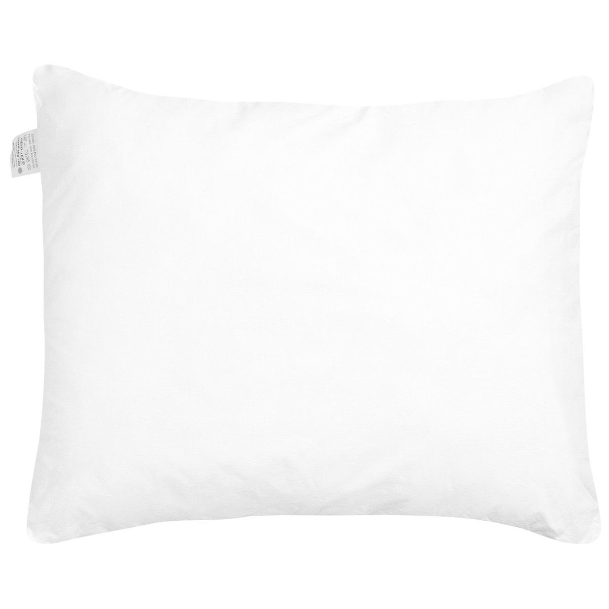 KOPFKISSEN 2er-Set Weiß 50/60 cm Errigal - Weiß, Textil (60/50cm) - Beliani