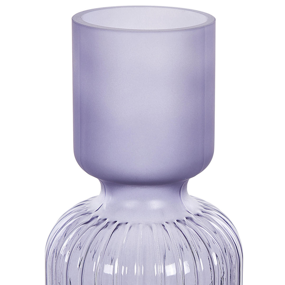 BLUMENVASE Glas violett Tragana - Violett, Glas (31cm) - Beliani