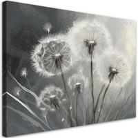 WANDBILD nahaufnahme von aufblasbaren pflanzen - Grau, Textil (60/40cm) - Feeby