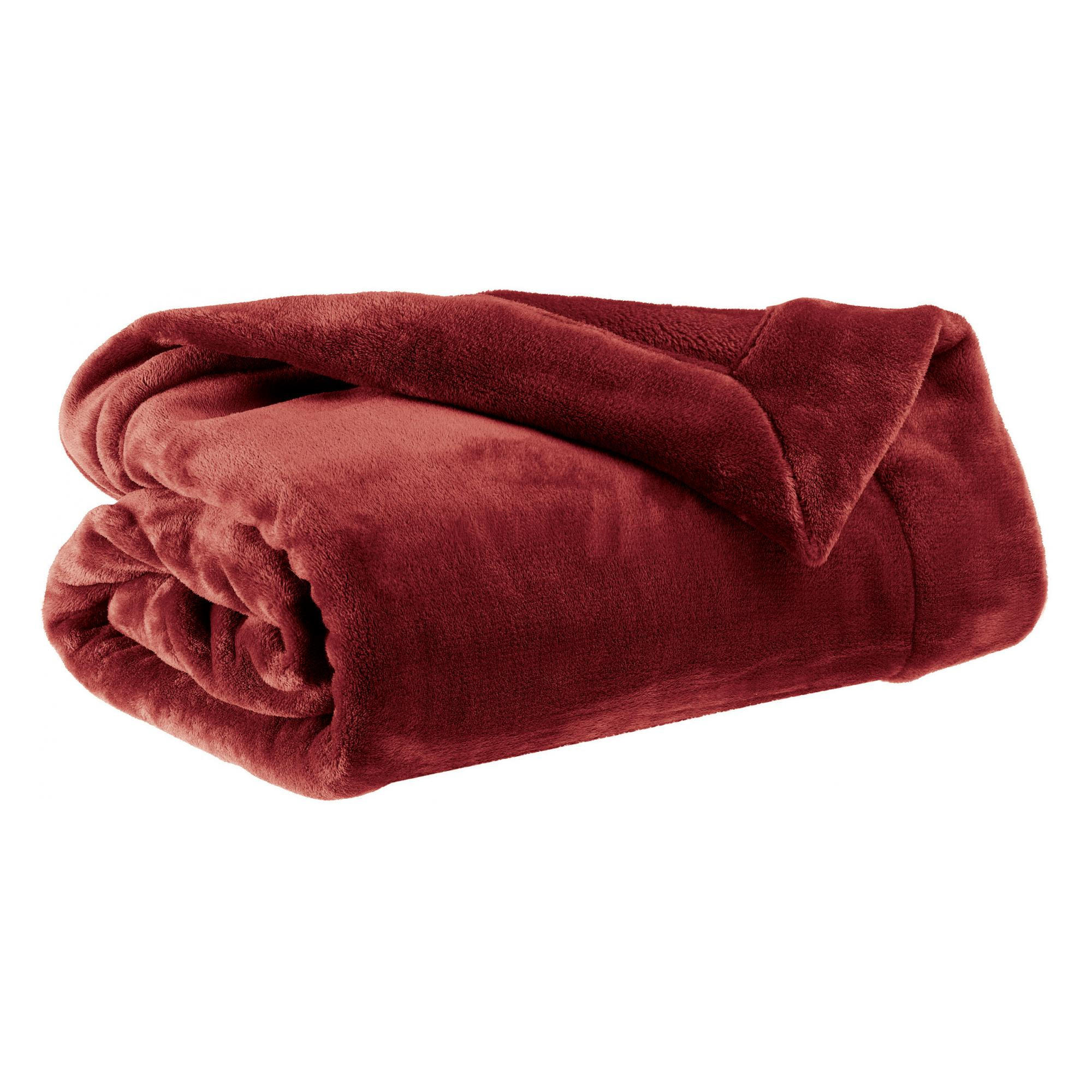 Vivaraise Plaid Dunkelrot 150x200 cm