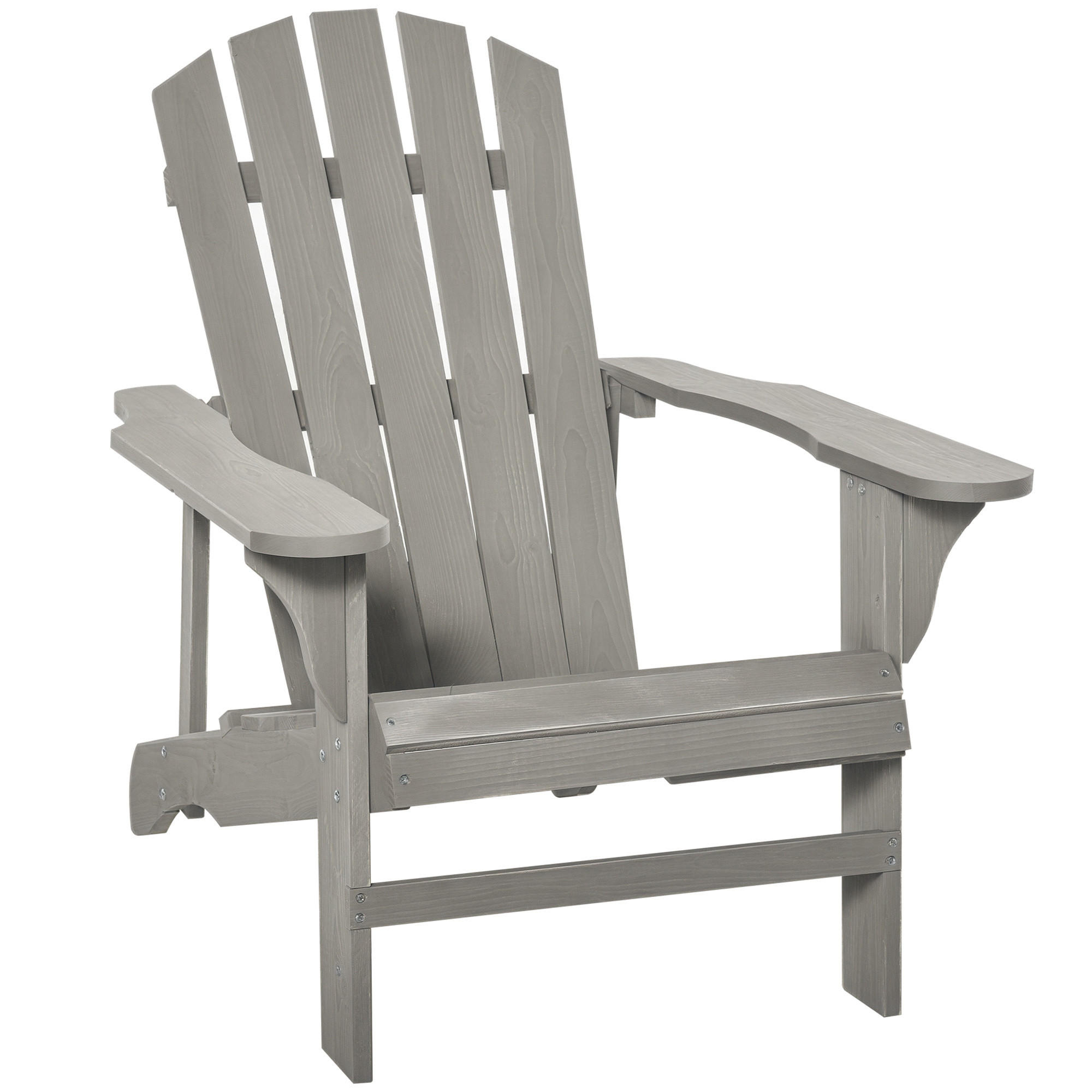 GARTENSTUHL DE-17753 Grau - Grau, Holz (89/88/78cm) - ComfortXL