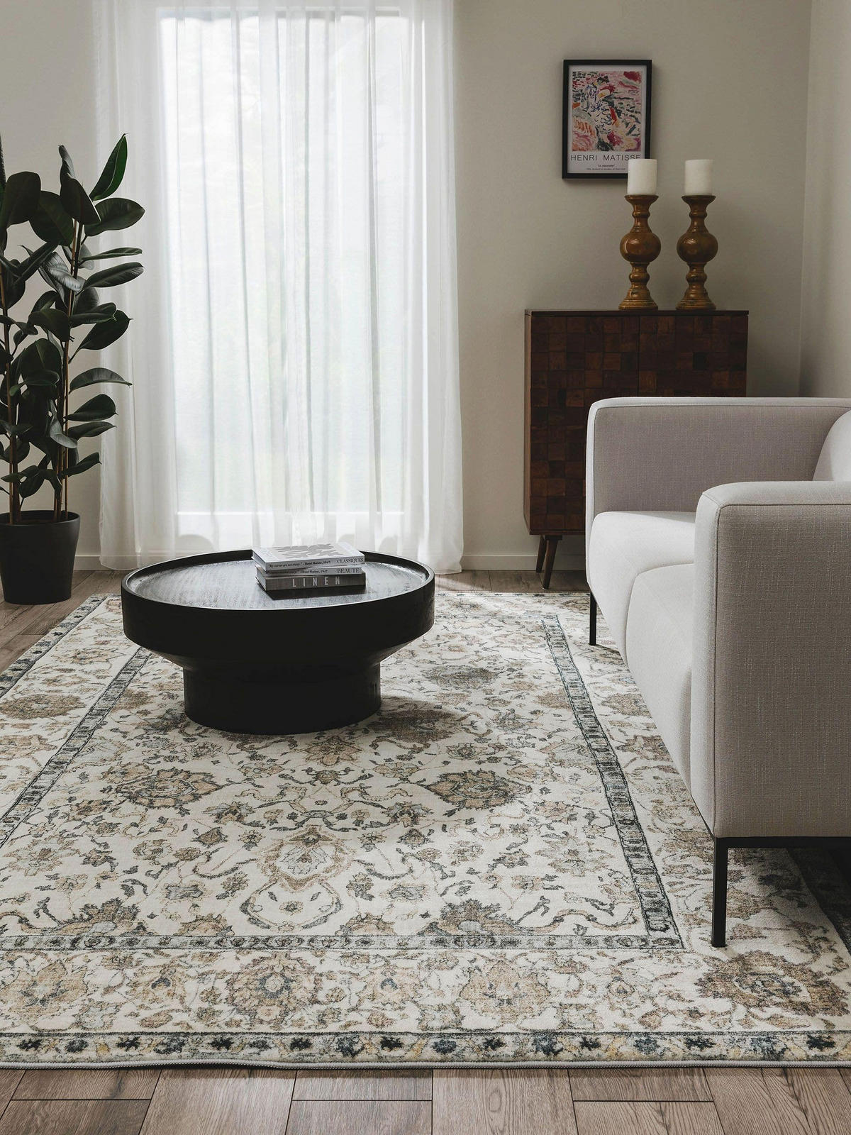 TEPPICH Mara Beige 200x300 cm - Beige, Textil (200/300cm) - benuta Pop