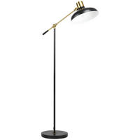 HÖHENVERSTELLBARER Standlampe, Schwarz - Schwarz, Metall (80/30/165cm) - HOMCOM