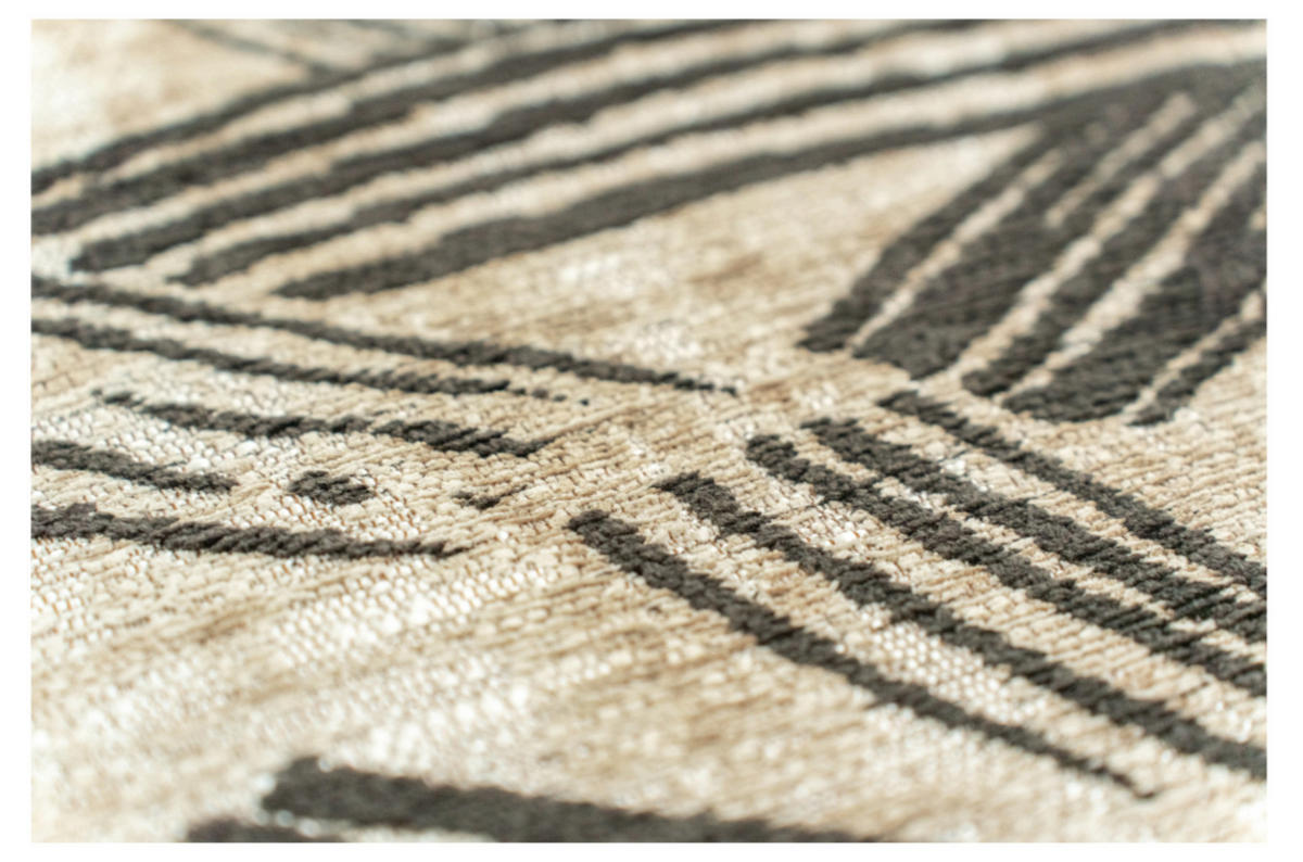 TEPPICH modern Flachgewebe KATANA Beige 170 x 240 cm - Beige, Textil (170/240cm) - Novatrend