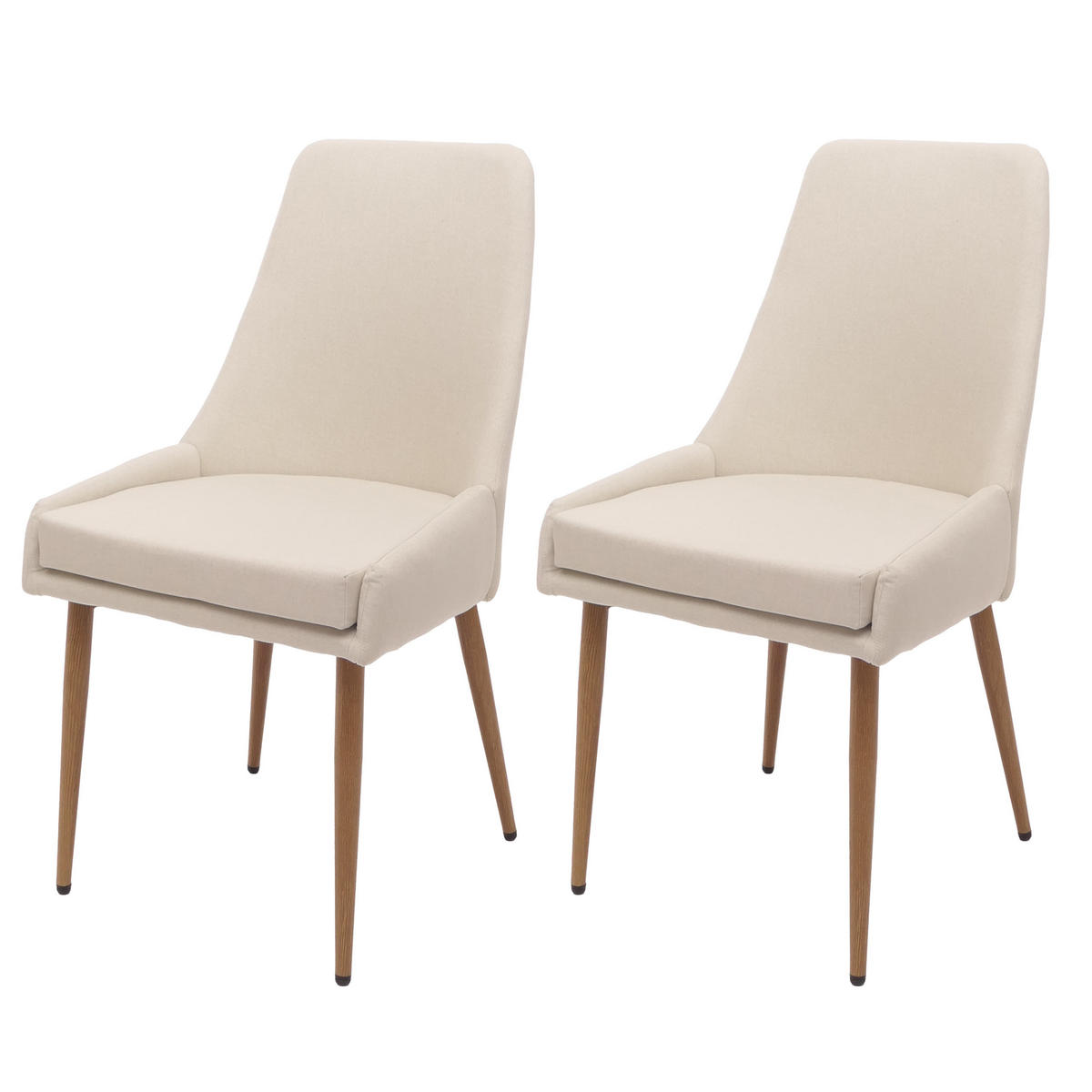 ESSZIMMERSTUHL Beige 2er-Set - Beige, Textil (50/92/60cm) - MCW