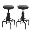 BARHOCKER Schwarz 2er-Set - Schwarz, Textil (45/85/45cm) - MCW