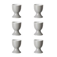 EIERBECHER Doppio Grau ø 5 cm 6er Set - Grau, Keramik (5/6/5cm) - Ritzenhoff Breker