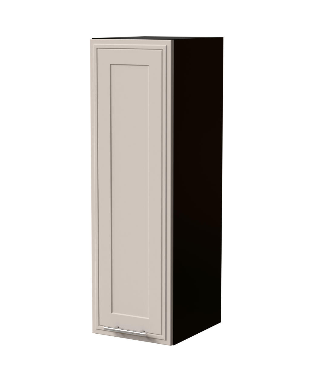 HÄNGESCHRANK Salo W4/30 Schwarz / Kaschmir Matt 30 / 32,5 / 96cm - Kaschmir/Schwarz, Holz/Holzwerkstoff (30/96/32.5cm) - Feldmann-Wohnen