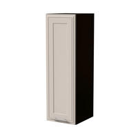 HÄNGESCHRANK Salo W4/30 Schwarz / Kaschmir Matt 30 / 32,5 / 96cm - Kaschmir/Schwarz, Holz/Holzwerkstoff (30/96/32.5cm) - Feldmann-Wohnen